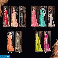 LT Glitz Wholesale Satin border Ethnic Saree